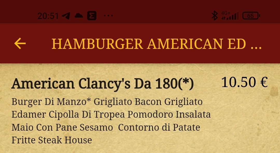 Menu Clancy's Irish Hamburgeria Pizzeria Rivoli-1